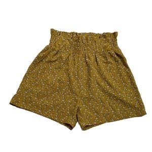 Grace Karin Women’s Floral Print Shorts Size:S Color:Mustard/White